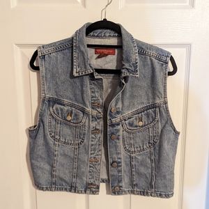VTG Banana Republic denim vest